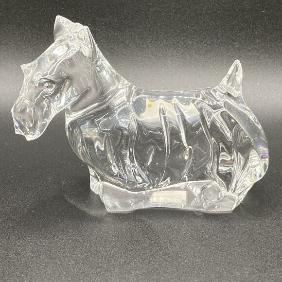 Baccarat Other - Baccarat France Clear Crystal Scottish Terrier Scottie Dog Figurine